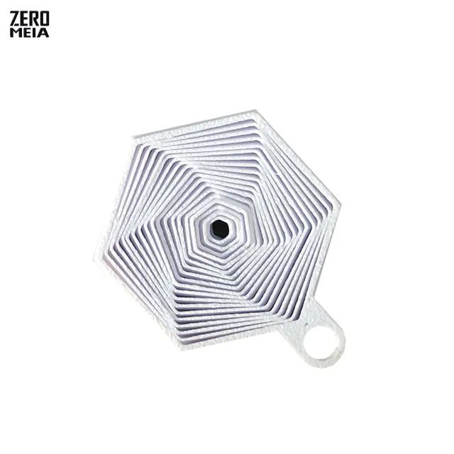 Chaveiro Geométrico Hexagonal - Design Moderno | Impresso em 3D - Foto 2