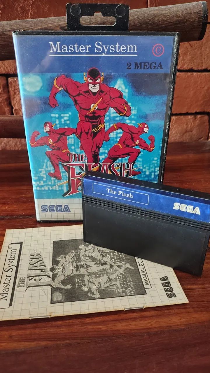 The Flash Master System Completo Original