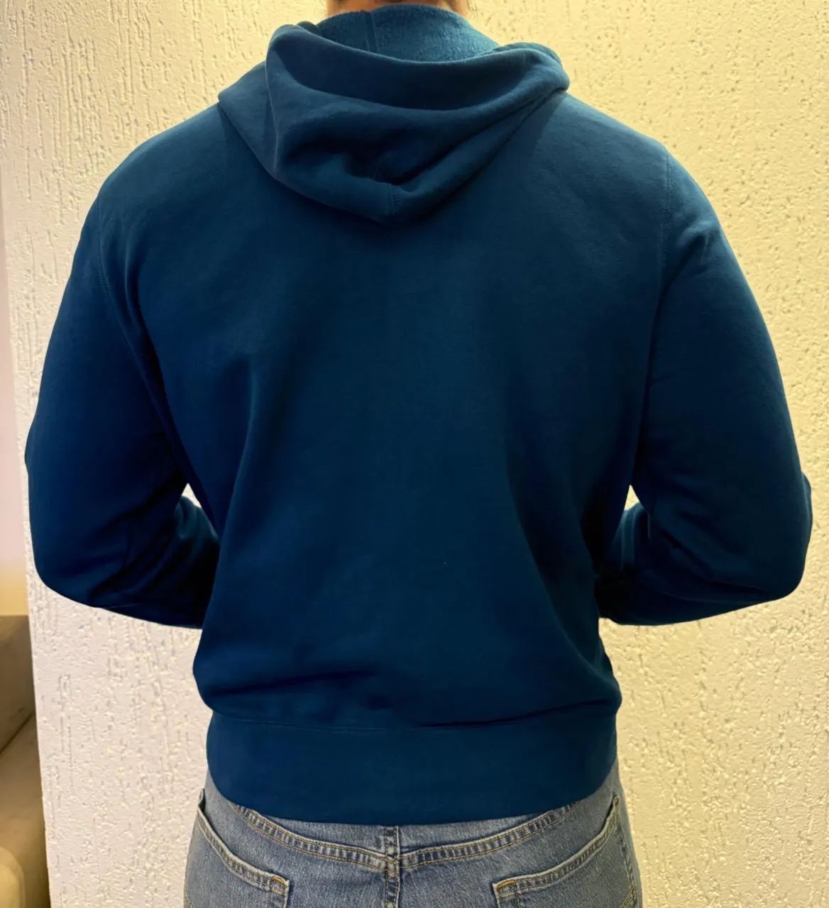 Blusa de Moletom Gap azul com zíper  - Foto 2