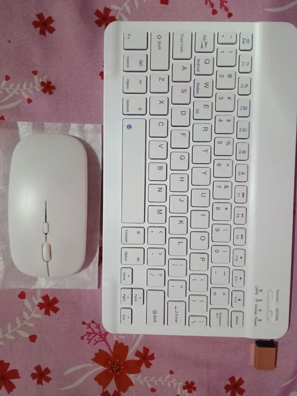 Teclado e mouse, via bluetooth. NOVOS - Foto 2