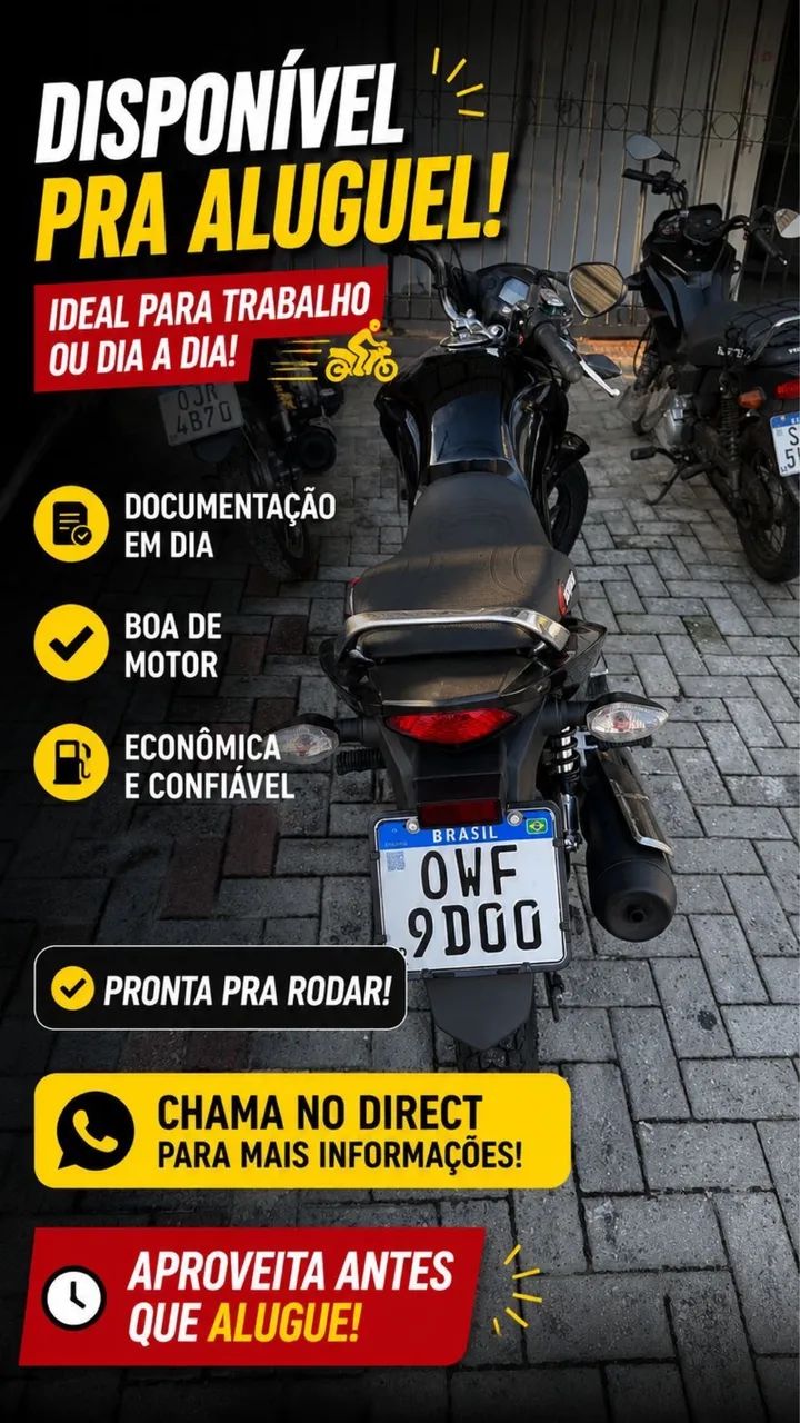 Aluguel de moto sem burocracia  - Foto 2