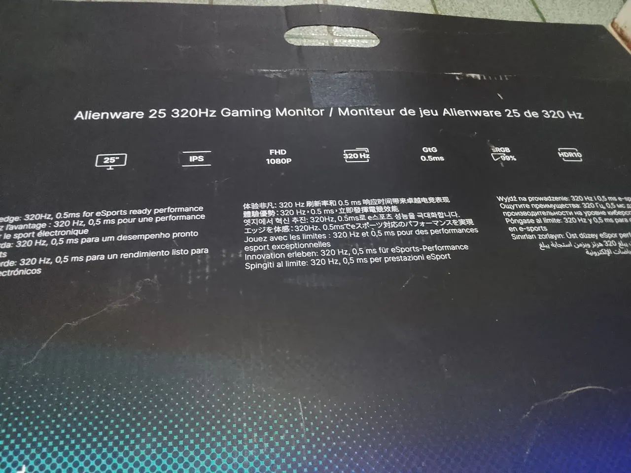 Monitor Dell Alienware 320Hz 24,5" - Foto 4