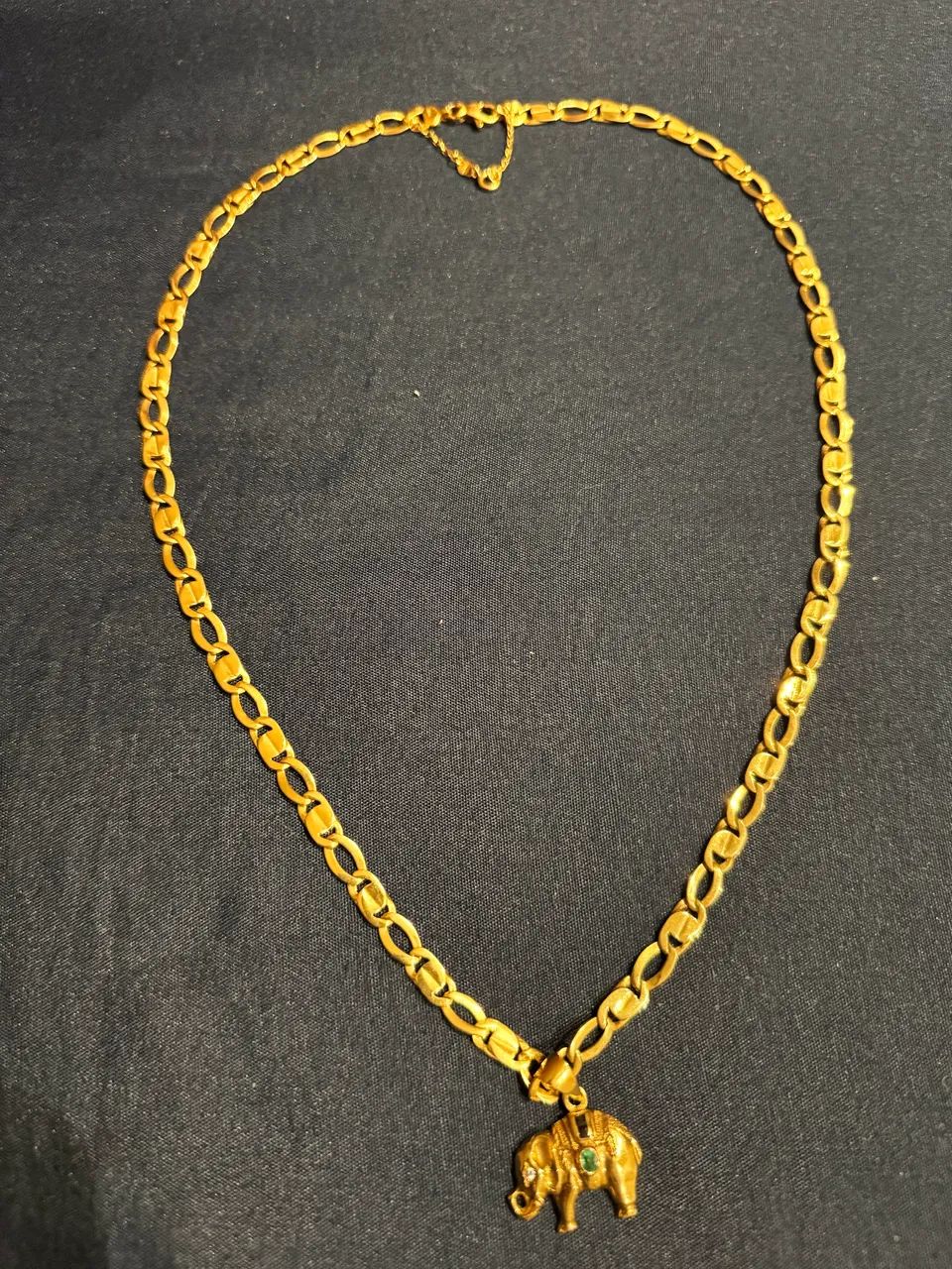 Exclusivo Colar de Ouro 18k - Pingente Elefante da Sorte com Esmeralda - Foto 2