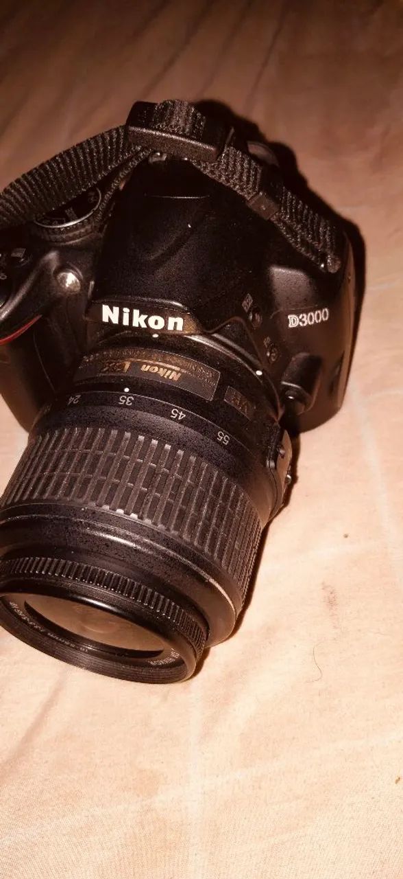 Câmera DSLR nikon D3000 - Foto 3