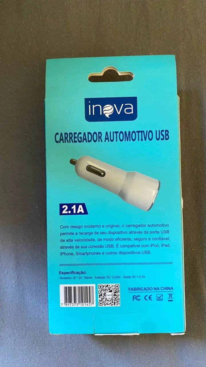 4 CARREGADORES AUTOMOTIVOS USB INOVA - Foto 4