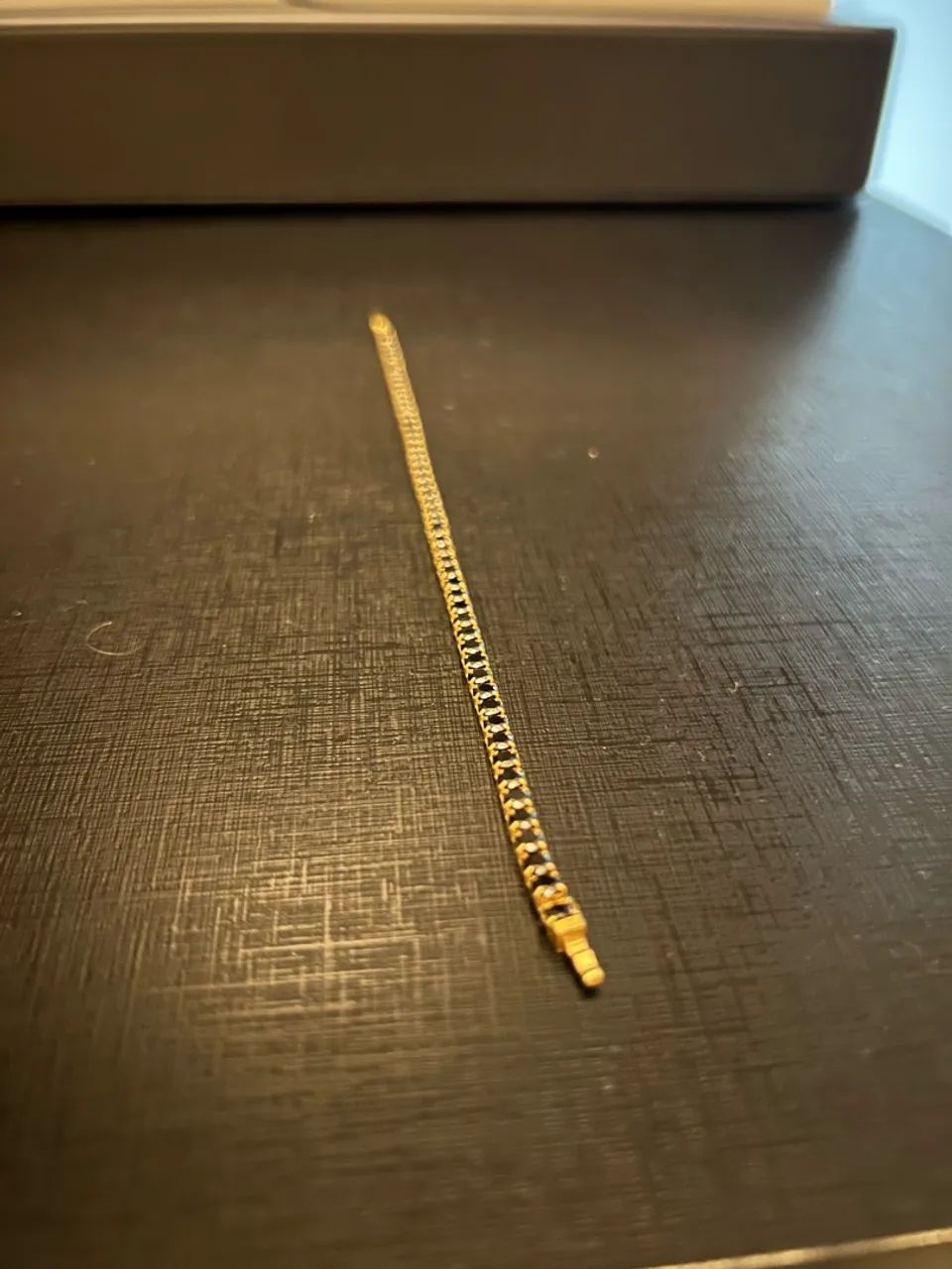 Pulseira Riviera Prata Banhada a Ouro!!  - Foto 4