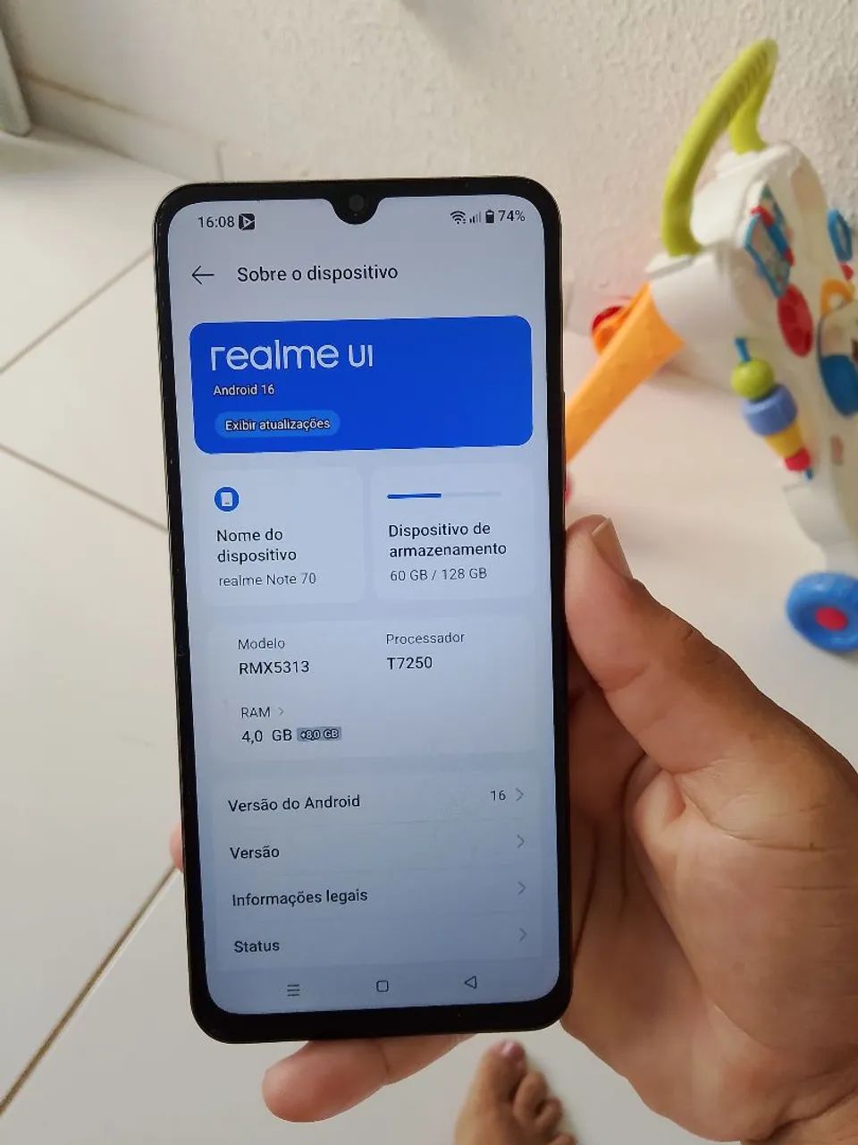 Realme note 70