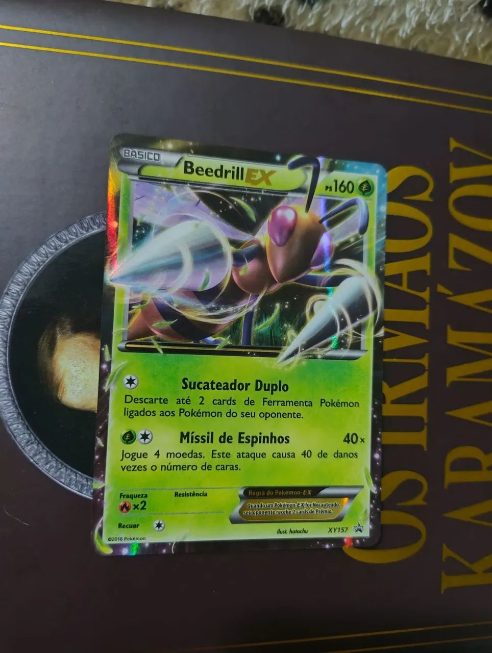 Carta pokemon Beedrill EX - Foto 2