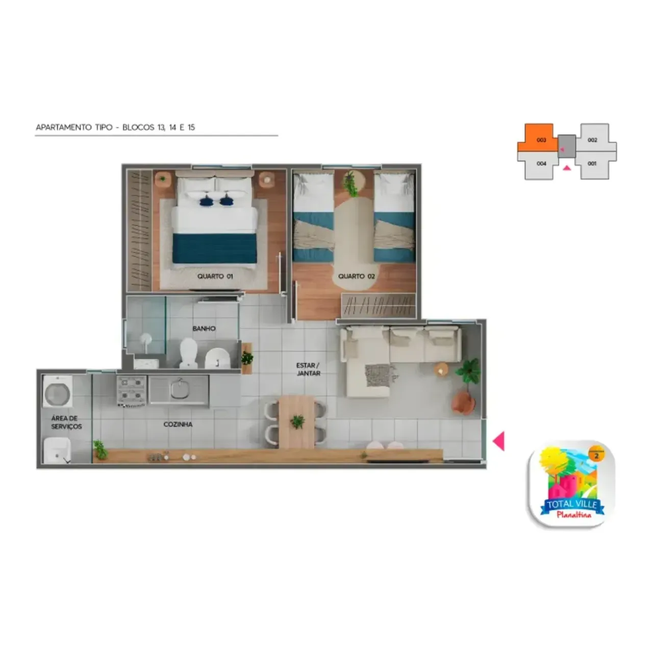 PLANTA 43m²