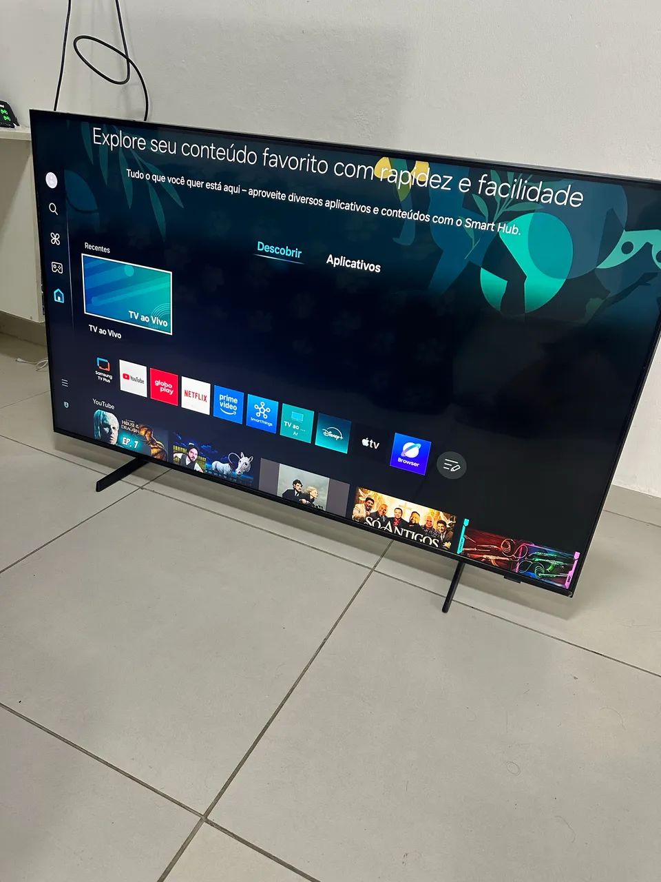 TV smart 55 polegadas Samsung 4k Xbox integrado - Foto 2