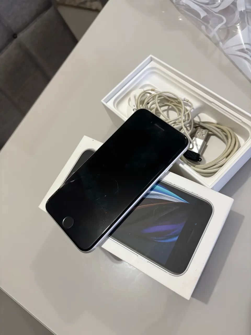 iPhone SE 2ª Geração 64 GB Branco - Completo com Caixa - Foto 3