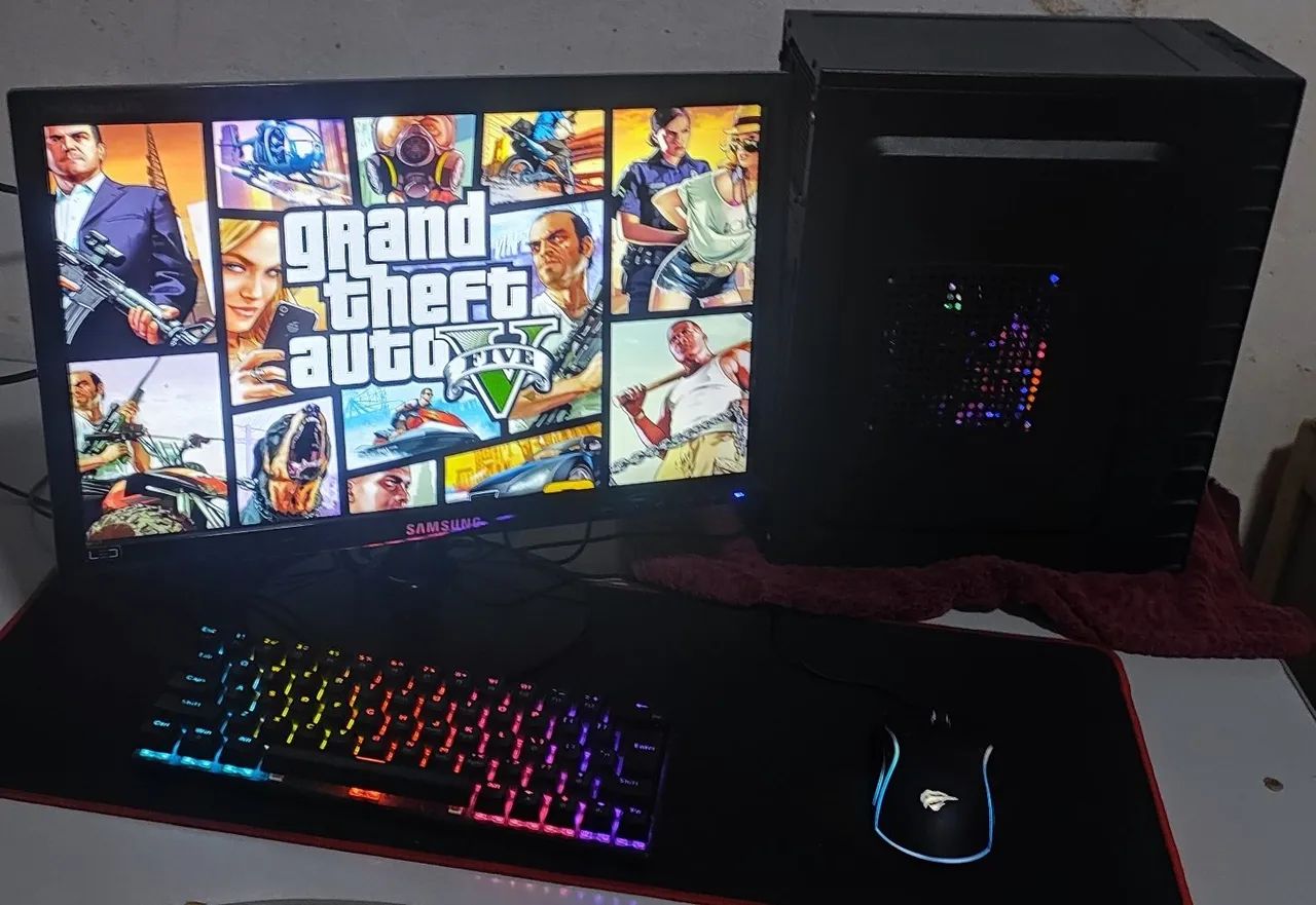 Pc gamer + teclado magnetico