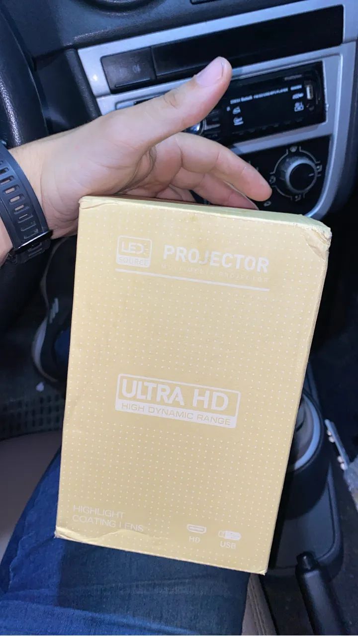 PROJETOR HY-300. PRODUTO NOVO - ACEITO CARTÃO  - Foto 3