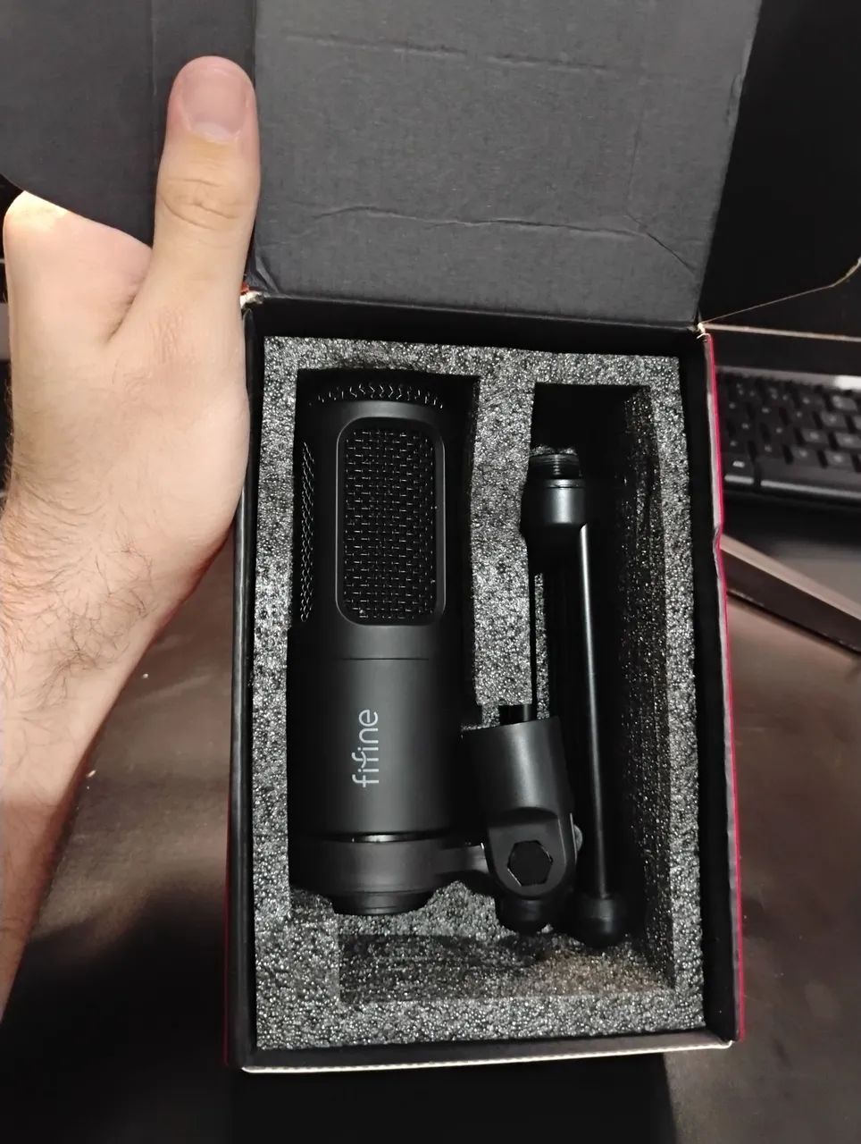 KIT FIFINE MICROFONE E MESA DE ÁUDIO  - Foto 2