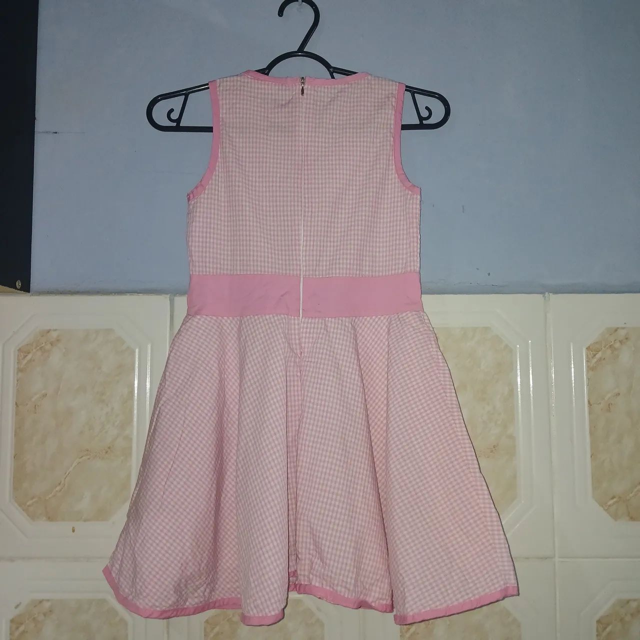 Vestido infantil rosa - Foto 4