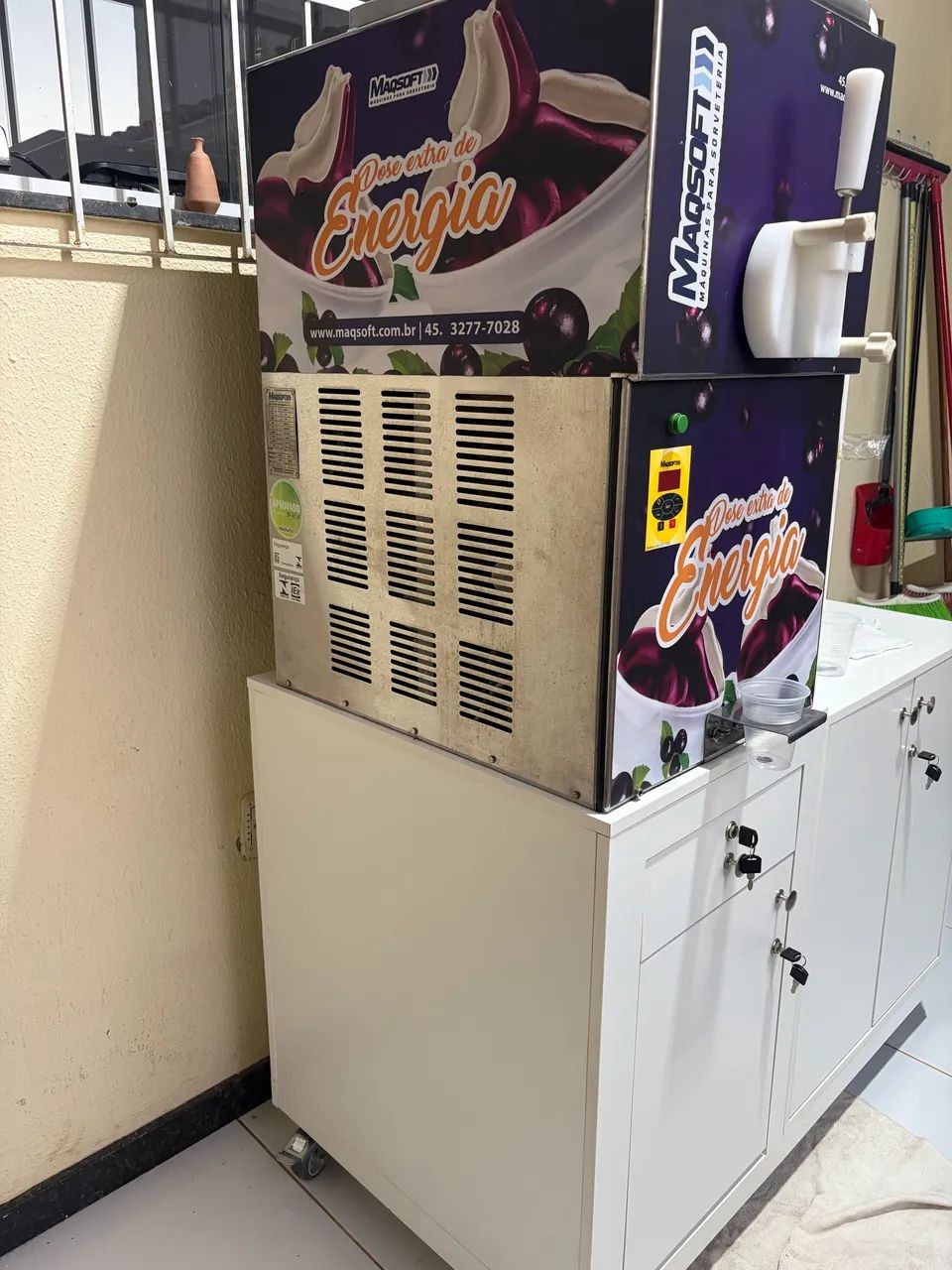 Máquina de açaí e sorvete em estado de nova!  - Foto 4