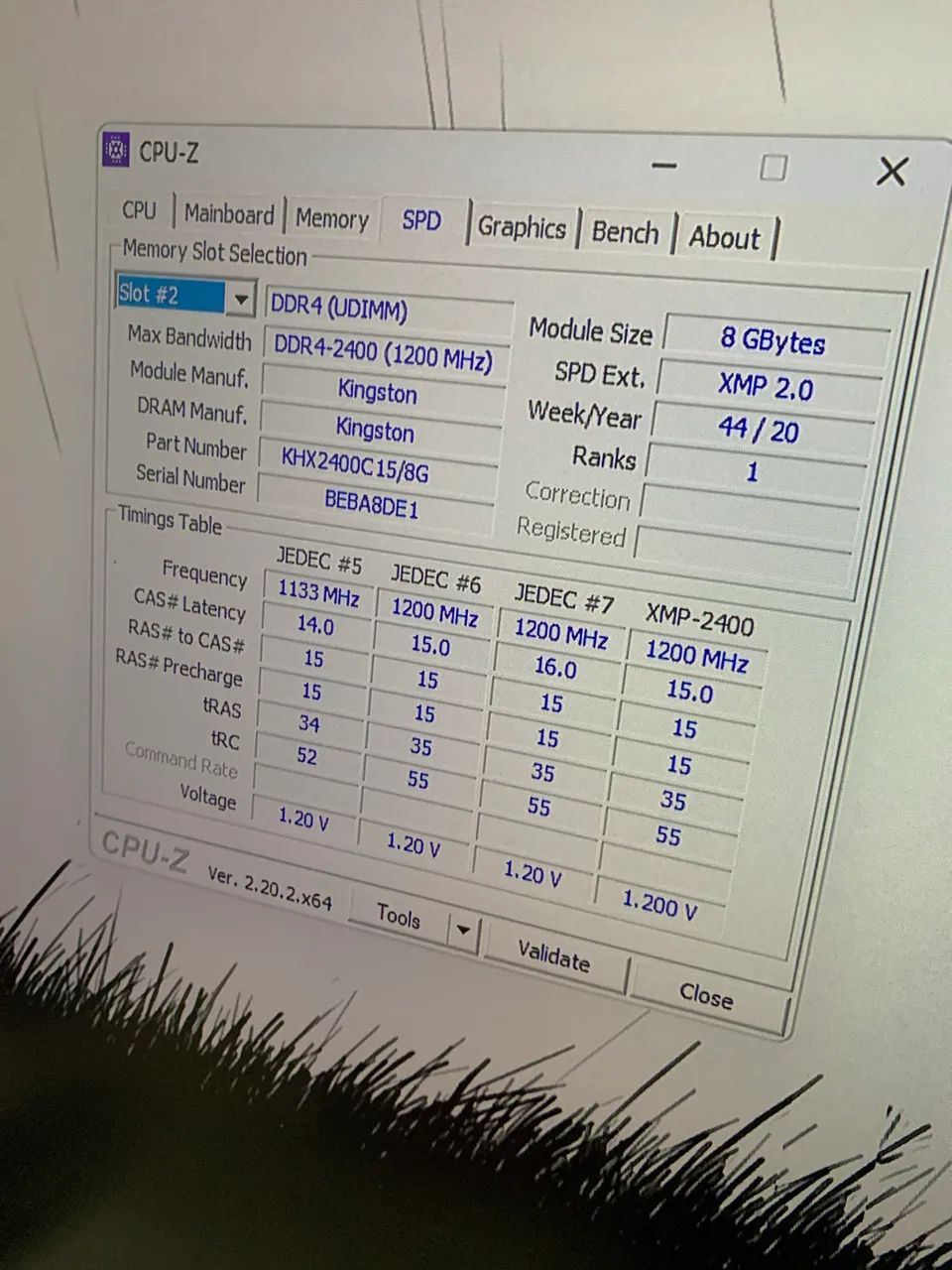 2x8 memoria ram ddr4 2 meses de uso - Foto 3