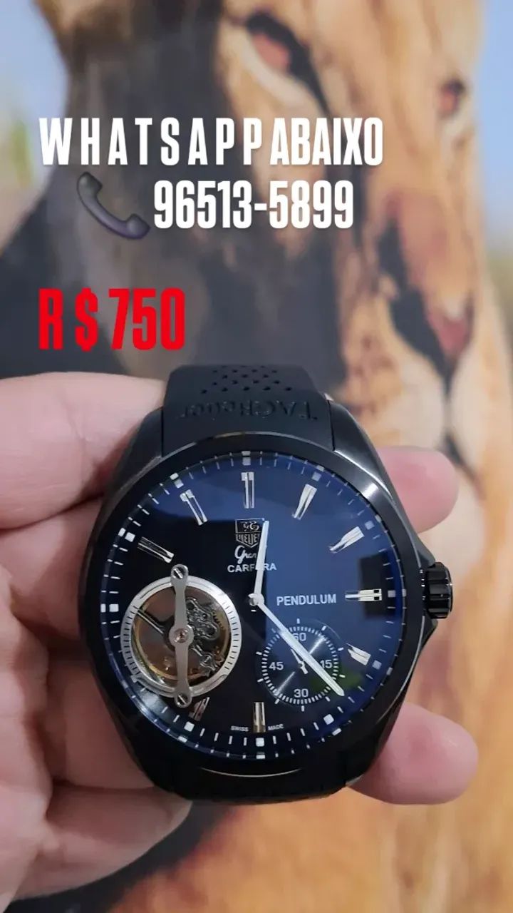 Relógio TAG HEUER CARRERA PENDULUM AUTOMÁTICO 