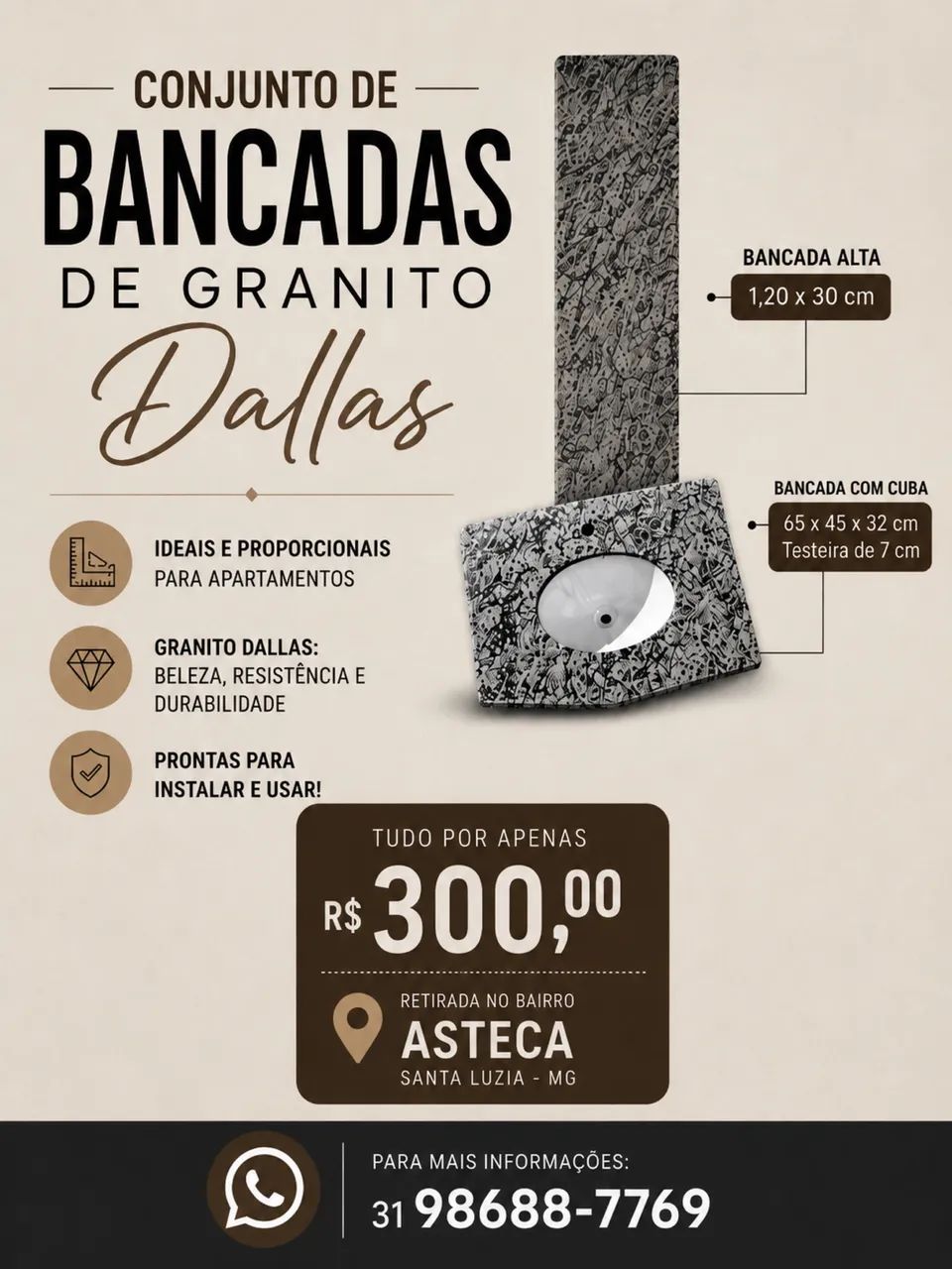 Bancadas de Granito Dallas - Foto 3
