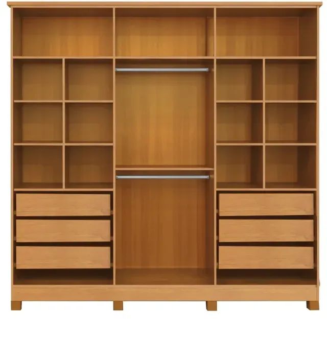 GUARDA ROUPA BIANCA  2,30M  100% MDF. PRONTA ENTREGA. - Foto 5