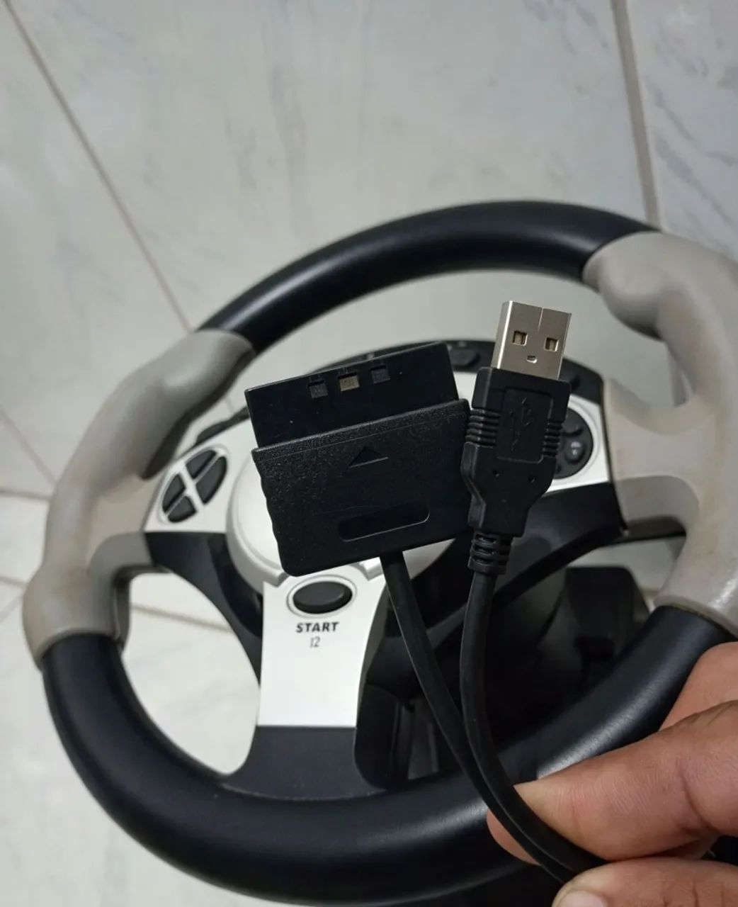 VOLANTE TWIN TURBO PS3, PS2 e PC - Foto 5