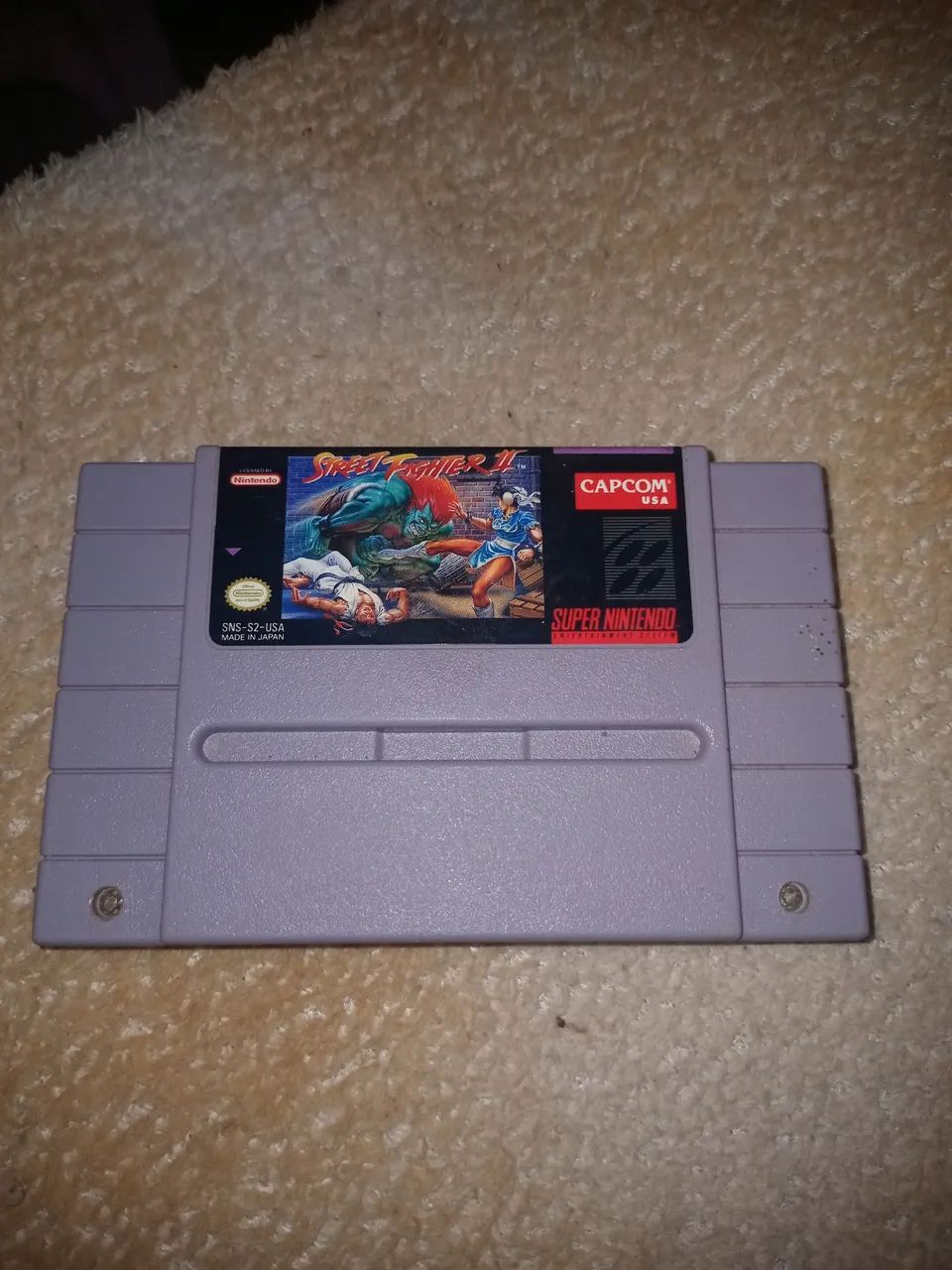 Cartucho de super Nintendo