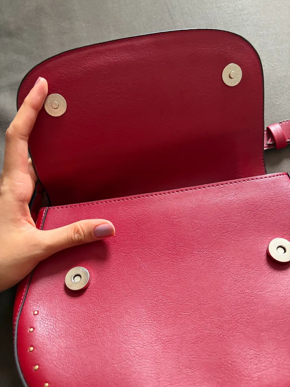 Bolsa NOVA vermelha vizzano  - Foto 3
