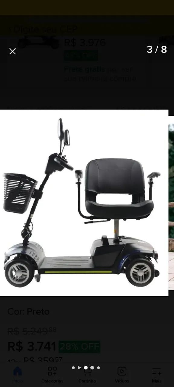 Cadeira motorizada scooter - Foto 2