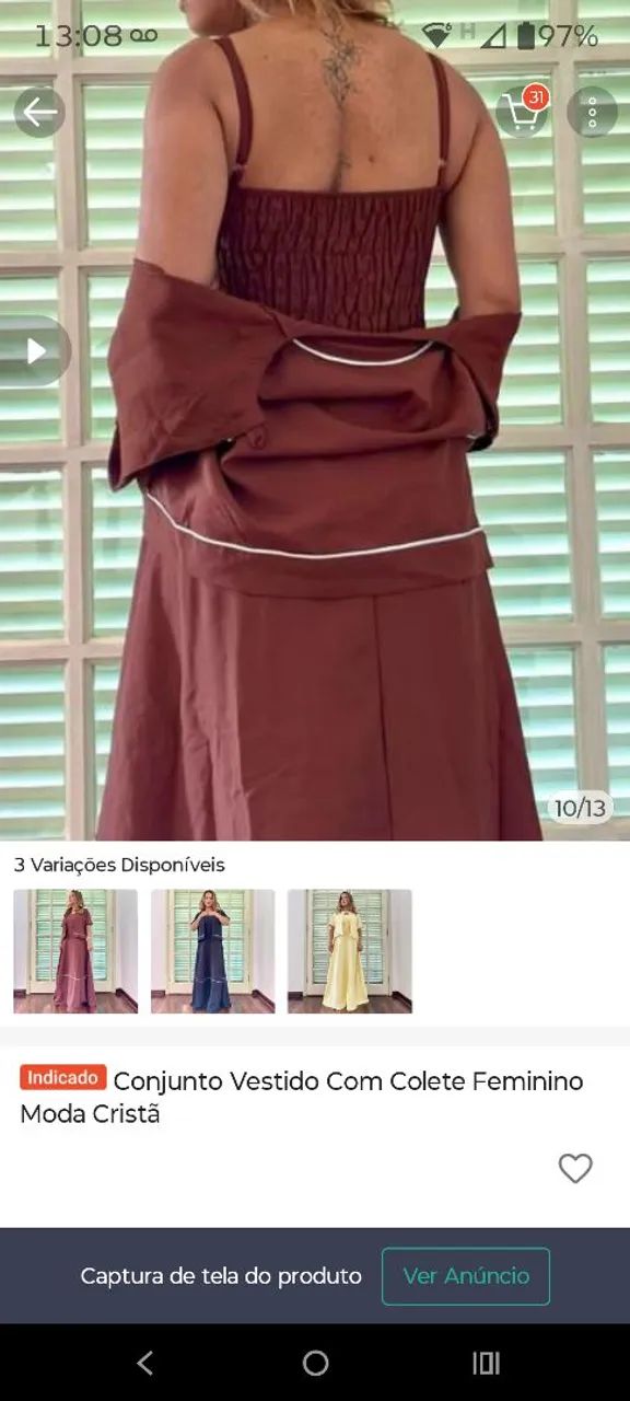 Vendo lindo vestido longo  - Foto 3