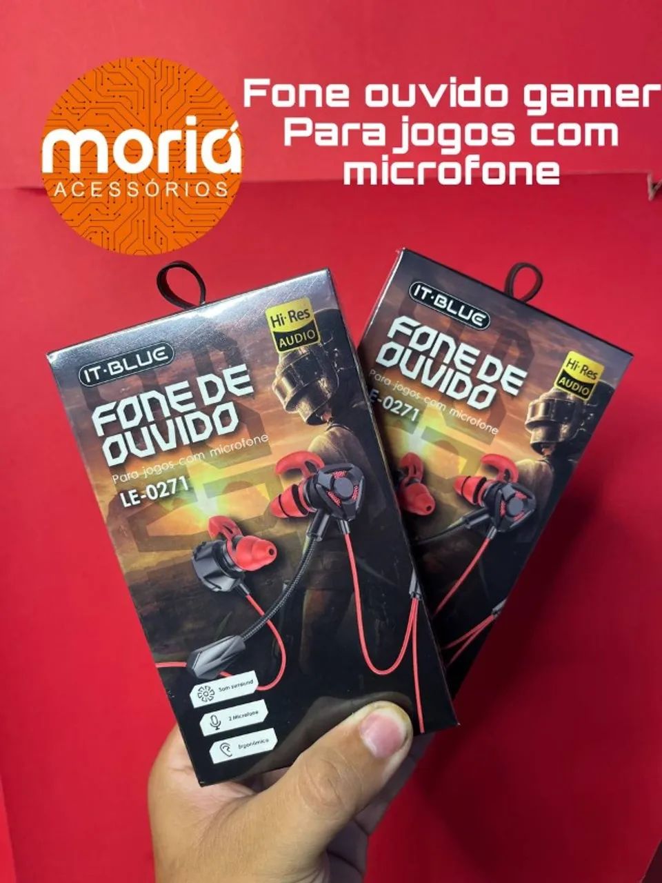 Fone de Ouvido Gamer Com Fio Headset com Microfone Le-0271  - Foto 2