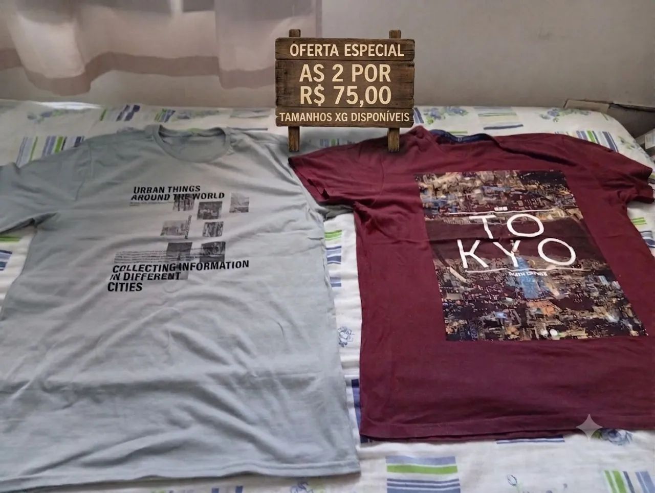 Desapego Masculino TGG camisas e short T48  - Foto 5