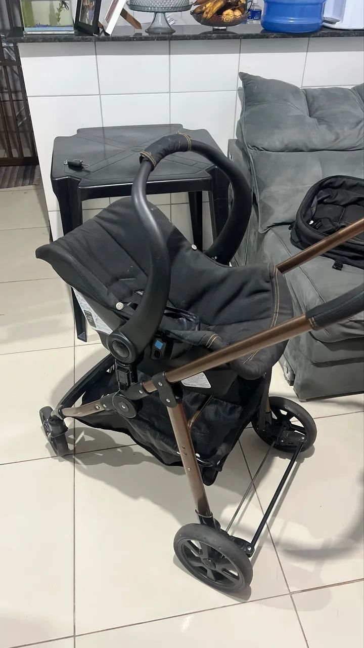Carrinho e bebê conforto galzerano - Foto 4