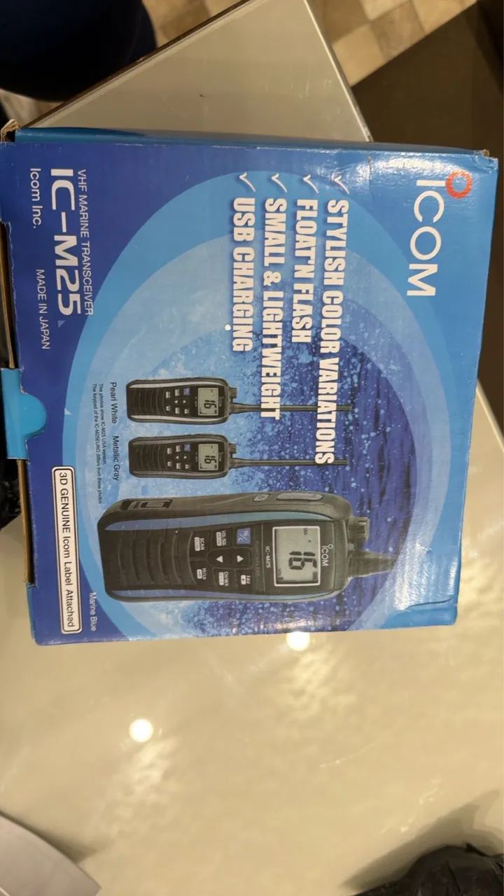 Rádio VHF marítimo Icom IC-M25 - Foto 5