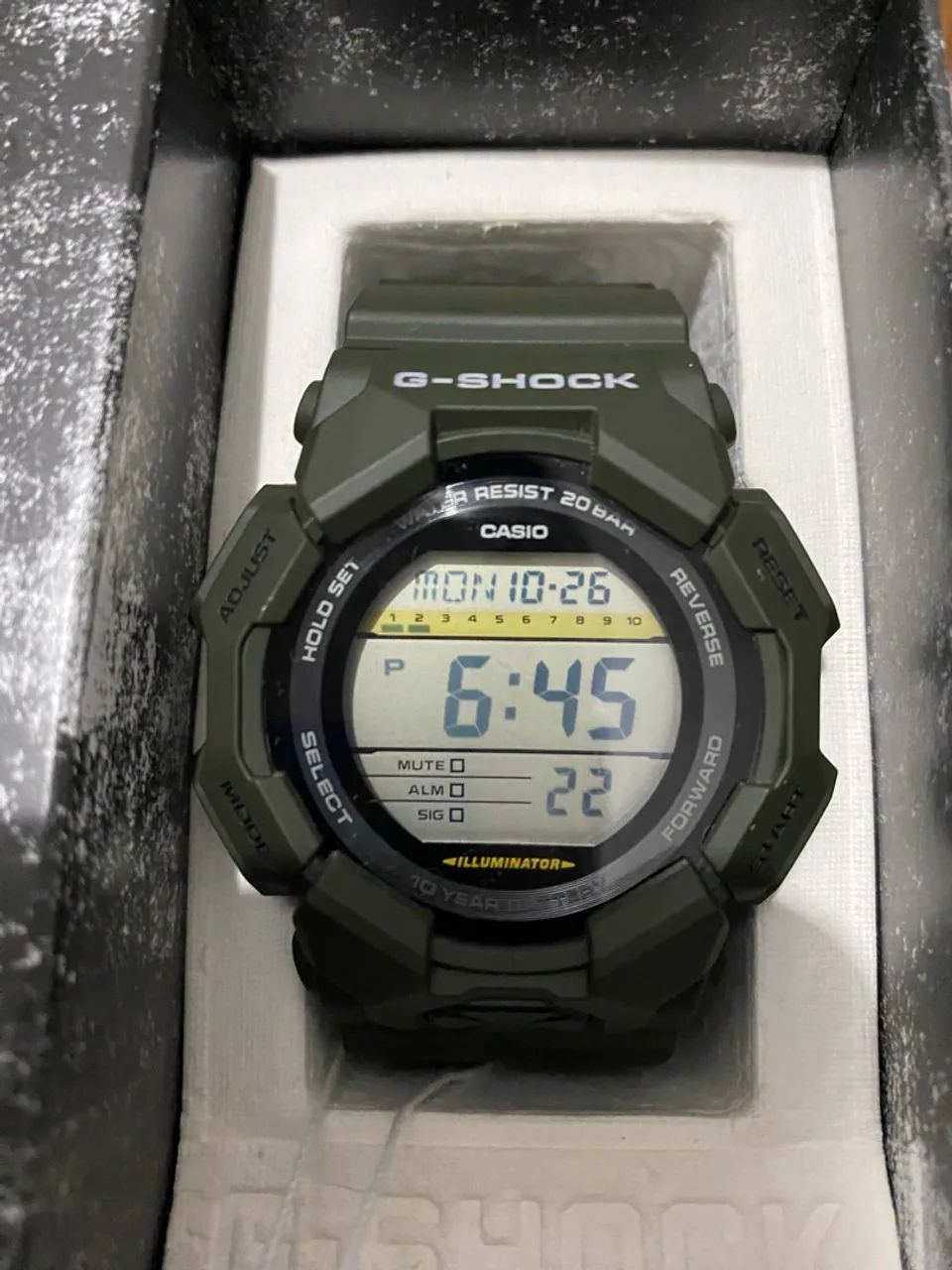 Relógio casio GD-010-3DR na caixa com nota  - Foto 3