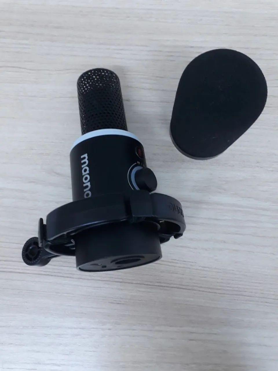 Microfone Gamer Maono PD200X, RGB, USB/XLR, Black - Foto 4