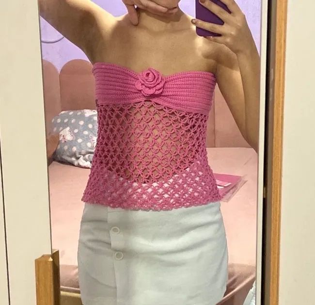 Top Summer | Roupa em Crochê - Foto 3