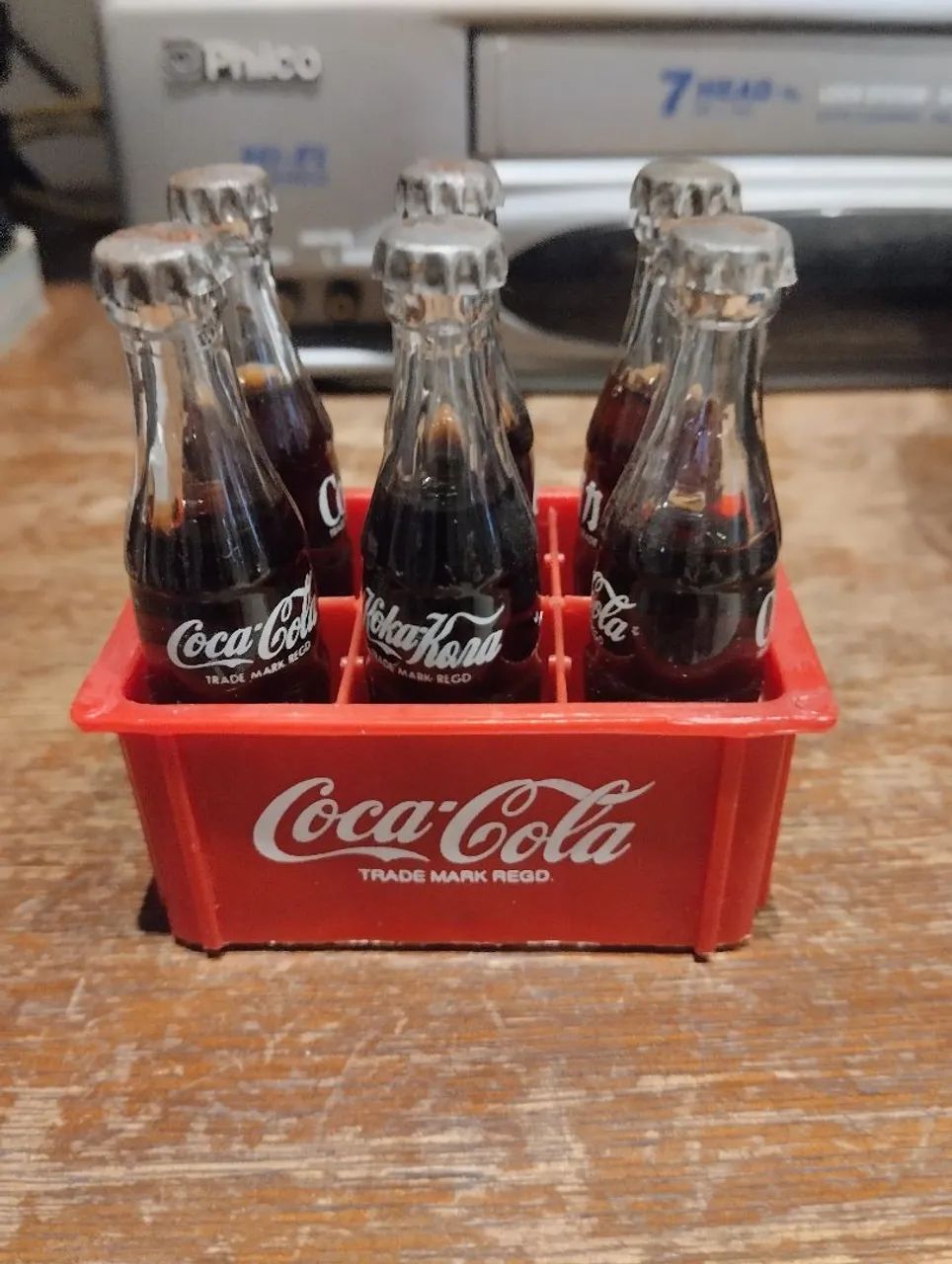 Mini engradado de Coca Cola Anos 80