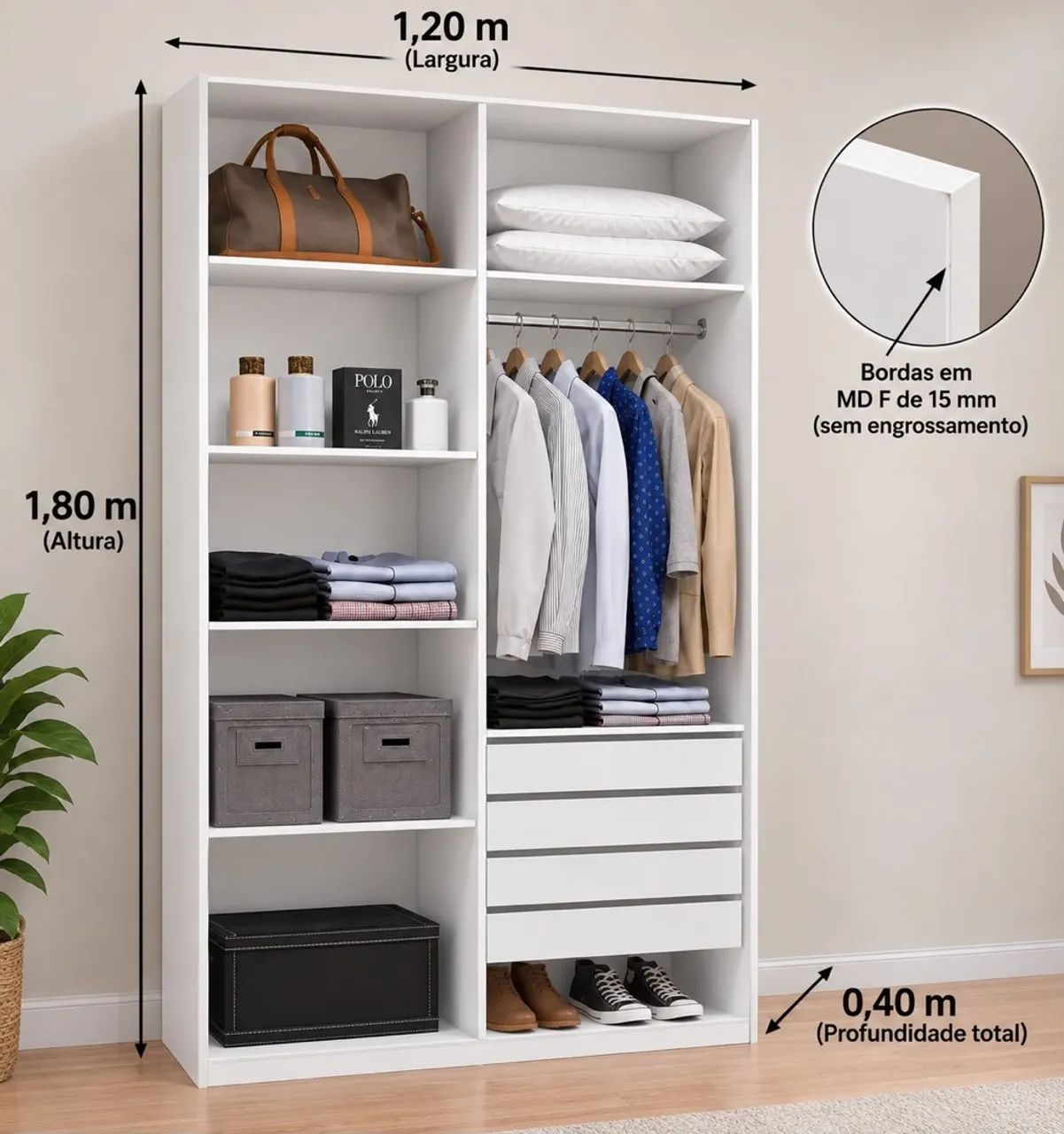 Closet em MDF