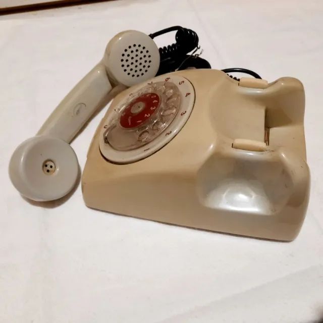 Telefone Cinza Antigo Disco Ericsson Mesa Ótimo Estado - Foto 3