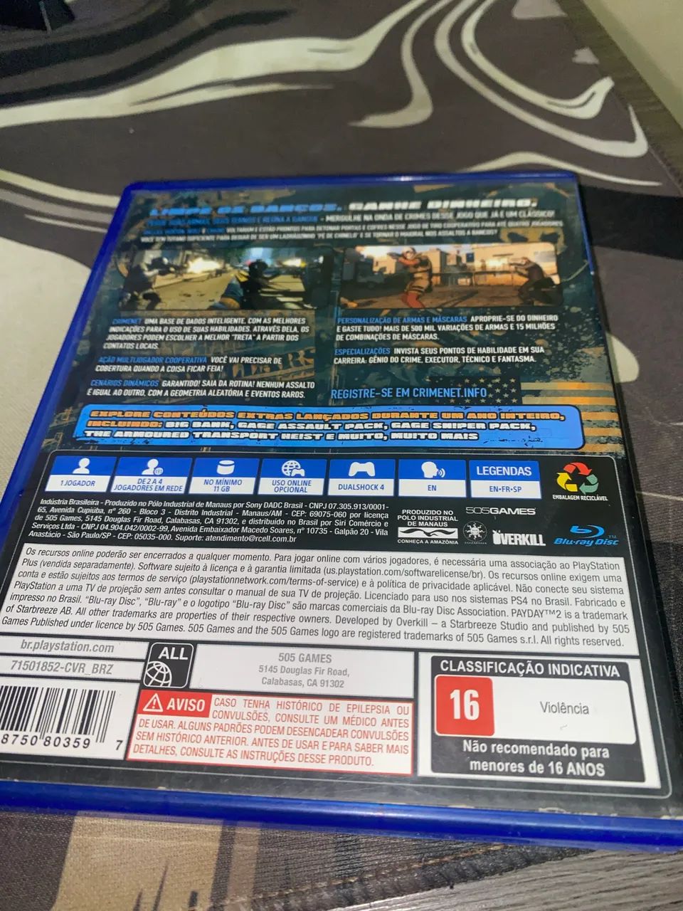 Payday crimewave edition(ps4 usado) - Foto 5