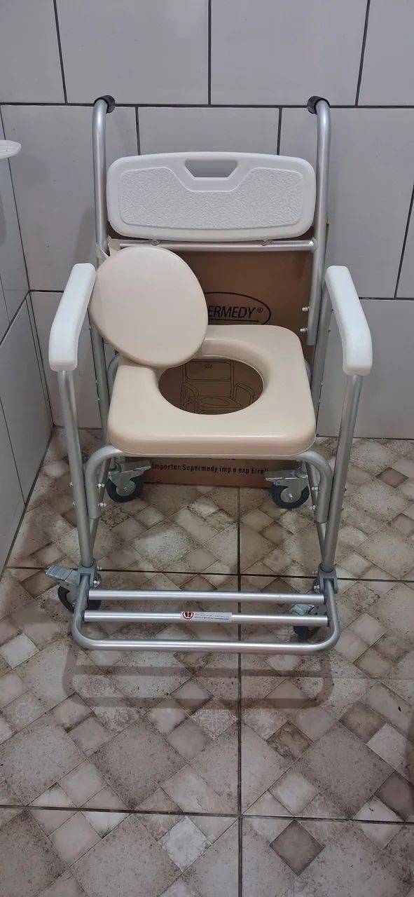 Cadeira de Banho alumínio supermedy