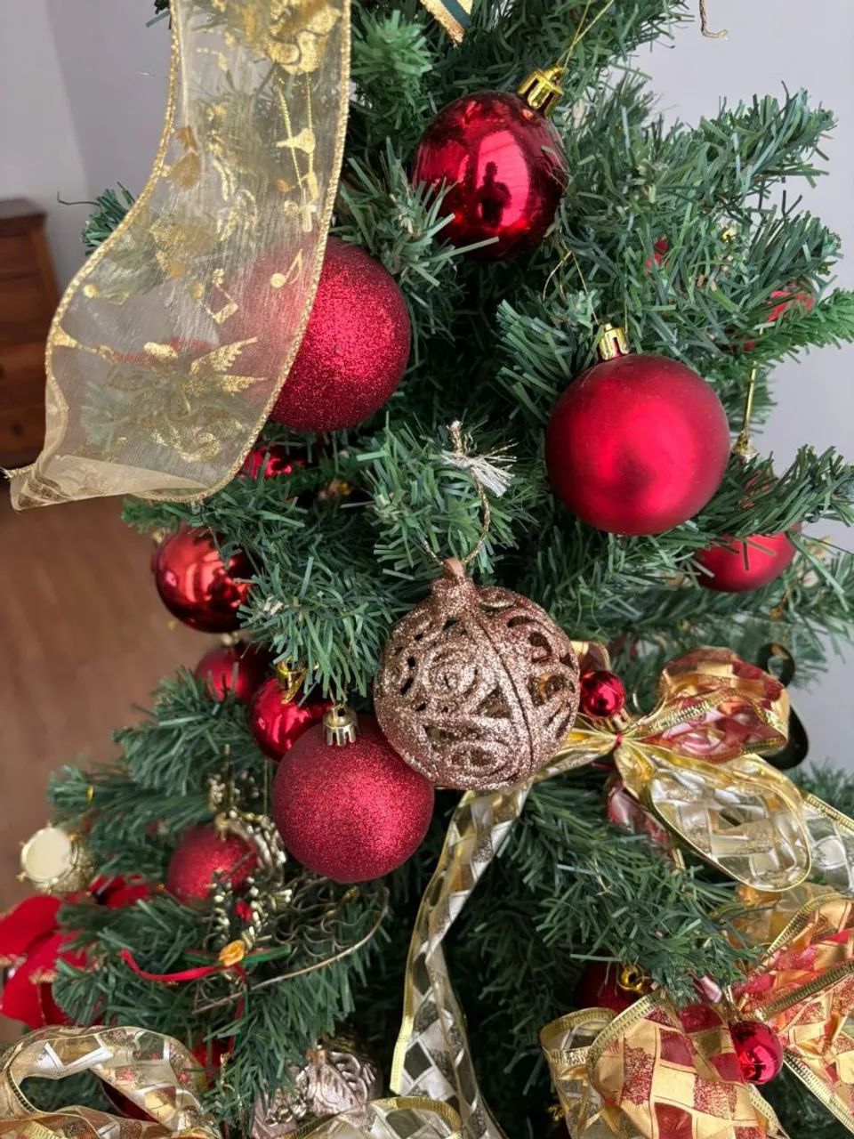 ARVORE DE NATAL COM ENFEITES (1,60m) - Foto 4