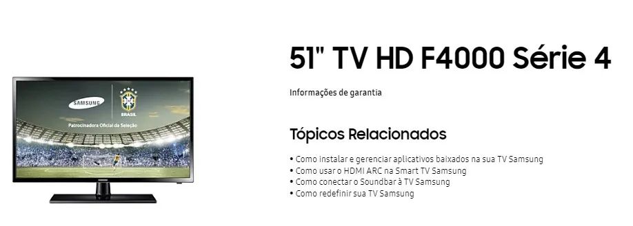 NAO É SMART -  51 polegadas samsung em perfeito estado - Foto 4