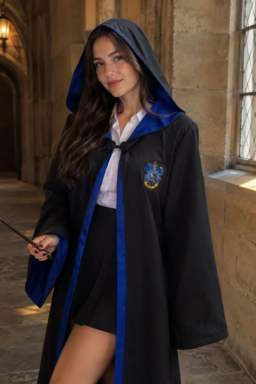 Capa de bruxo harry potter corvinal  - Foto 2
