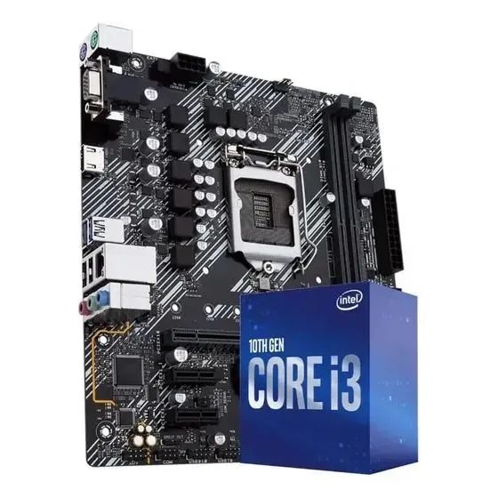 Kit i310100f + MB Asus H410m - Foto 2