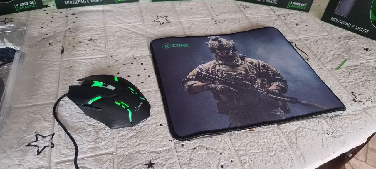 Mouse gamer + mouse pad gamer  - Foto 3