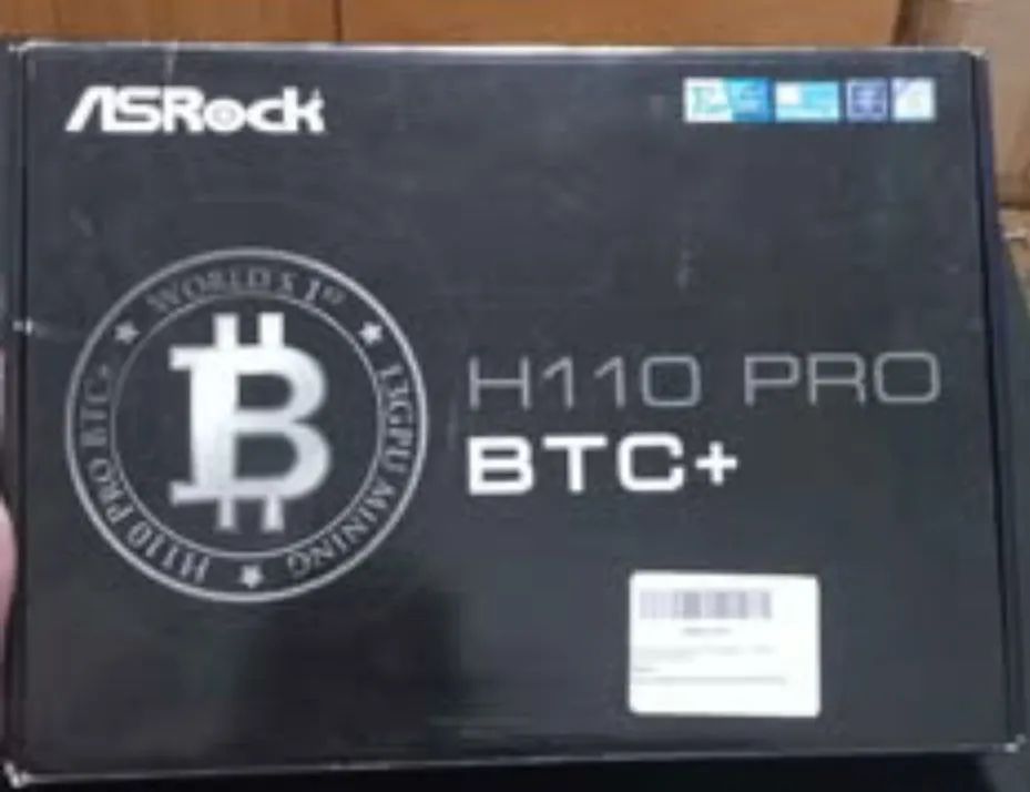 PLACA MÃE ASROCK H110 PRO BTC + 13