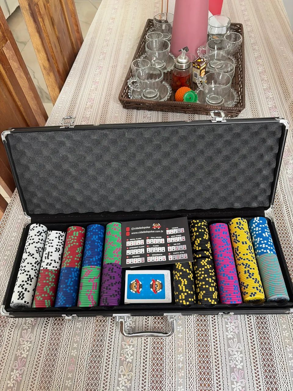 Maleta de Poker - 500 Fichas 