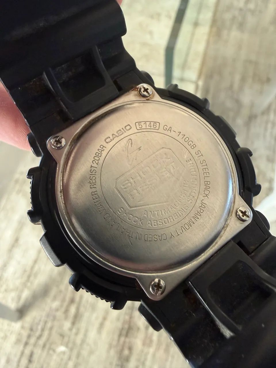 Relógio G-Shock Preto/Dourado - Foto 5