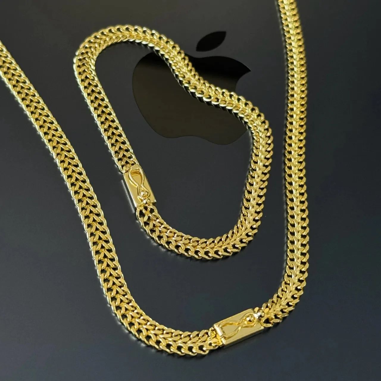 Bracelete Masculino banhado a ouro  - Foto 3